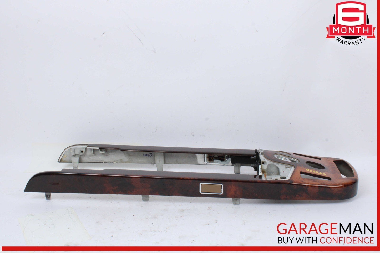 07-09 Mercedes W221 S550 CL600 Center Console Trim Bezel Wood 2216800234 OEM