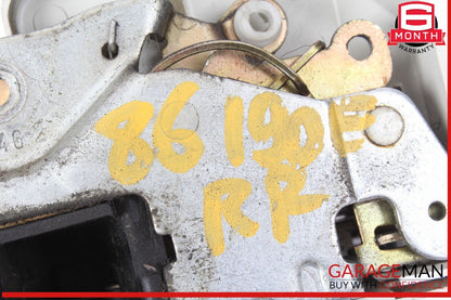 84-93 Mercedes W201 190E Rear Right Passenger Side Door Lock Latch Actuator OEM