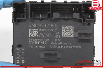 17-24 Audi Q7 Rear Right or Left Side Door Control Module Unit 4M0959795E OEM