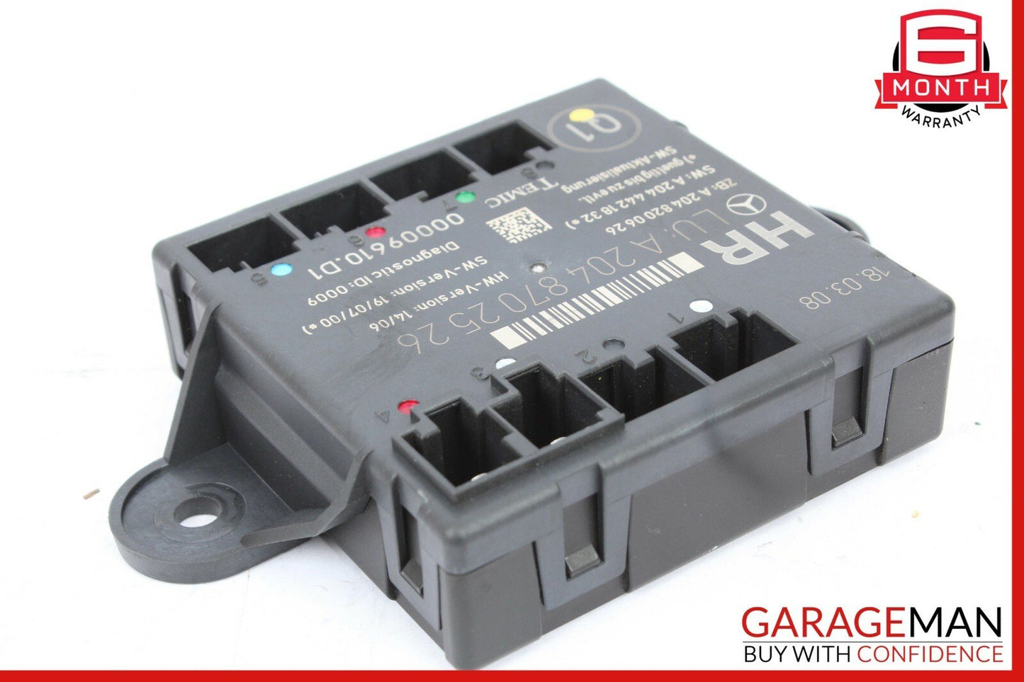 08-14 Mercedes W204 C350 Front Left Side Door Control Module OEM