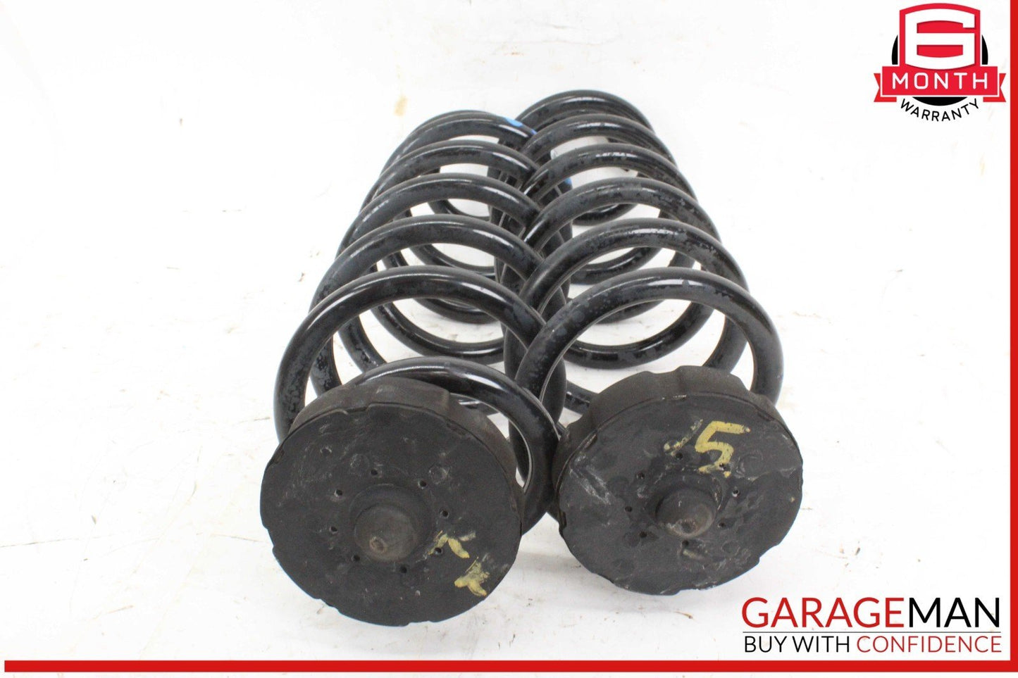 09-17 Audi Q5 SQ5 Rear Left and Rear Right Side Coil Spring Set of 2 OEM