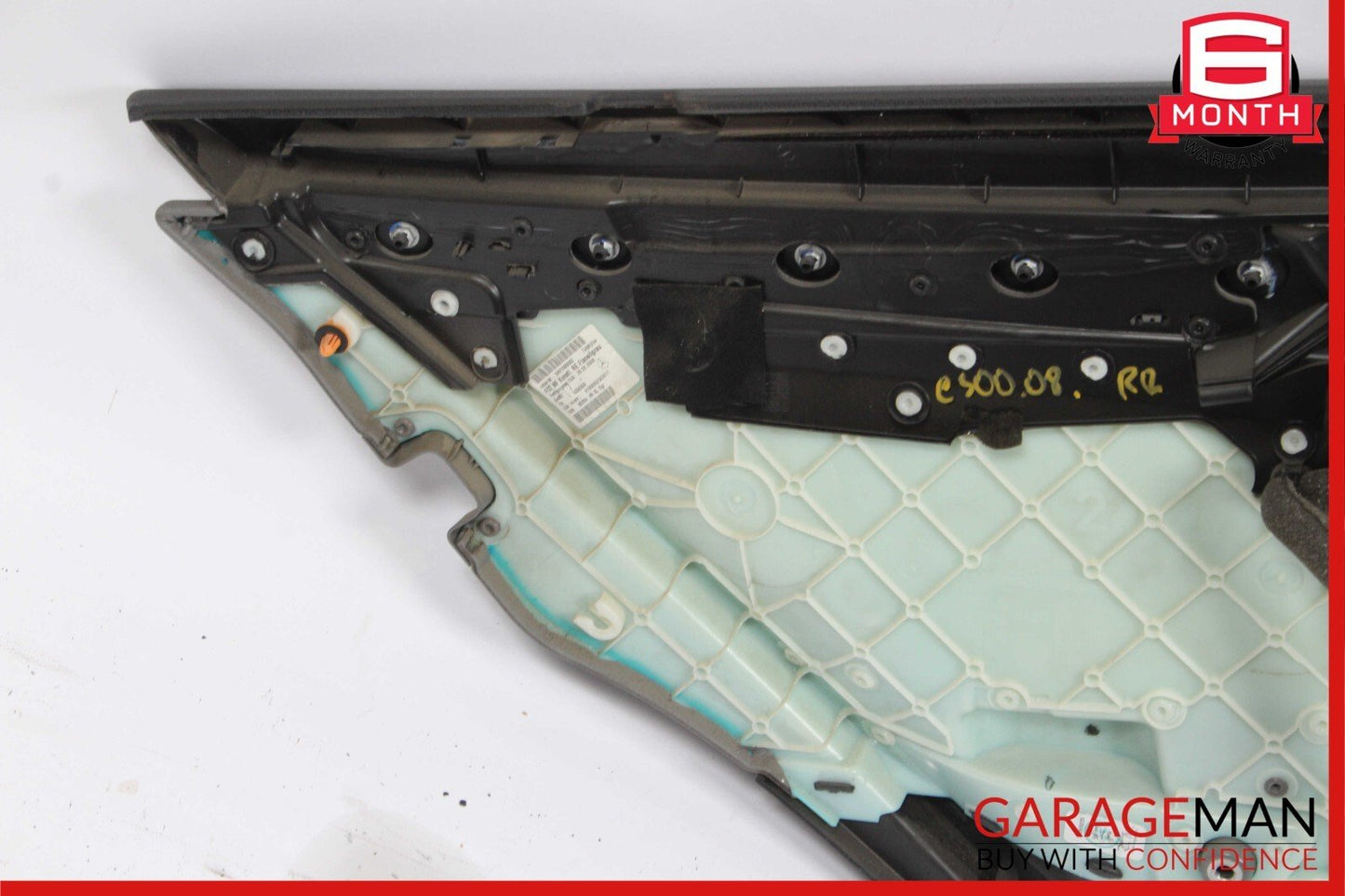 08-14 Mercedes W204 C250 C300 Sedan Rear Right Side Interior Door Panel Grey