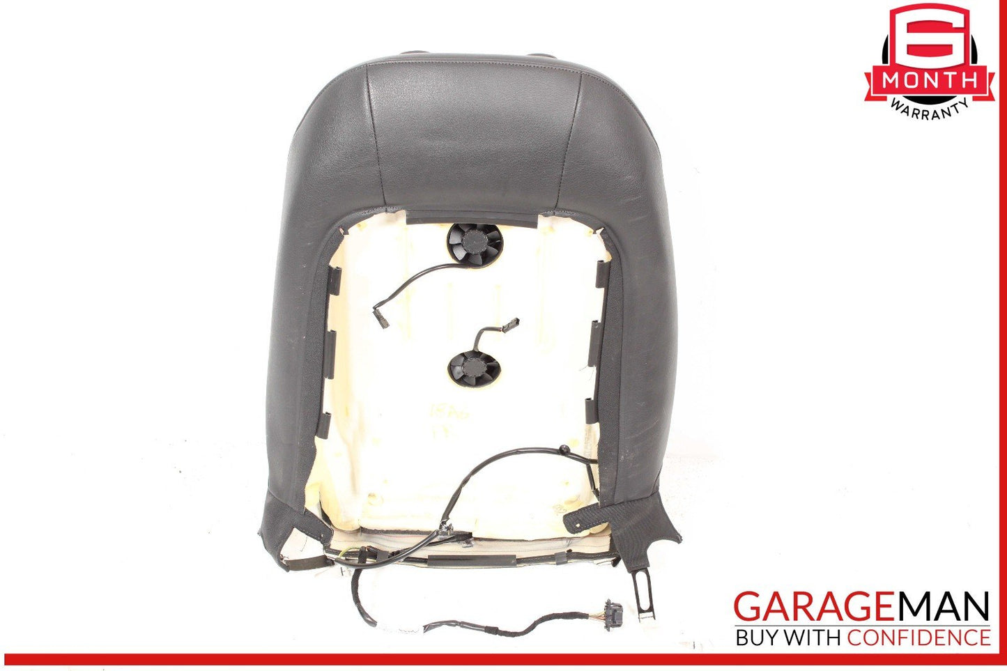 12-18 Audi A6 Front Right Top Upper Seat Cushion Black OEM