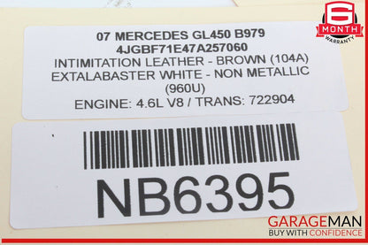 07-12 Mercedes X164 GL450 GL550 Third Seat Row Power Folding Control Module OEM