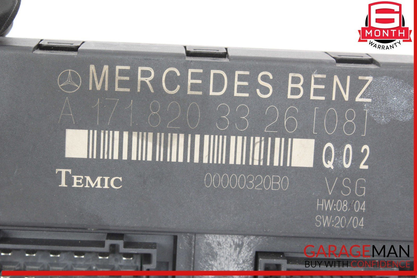 05-11 Mercedes R171 SLK280 SLK350 Convertible Top Roof Control Module Unit OEM