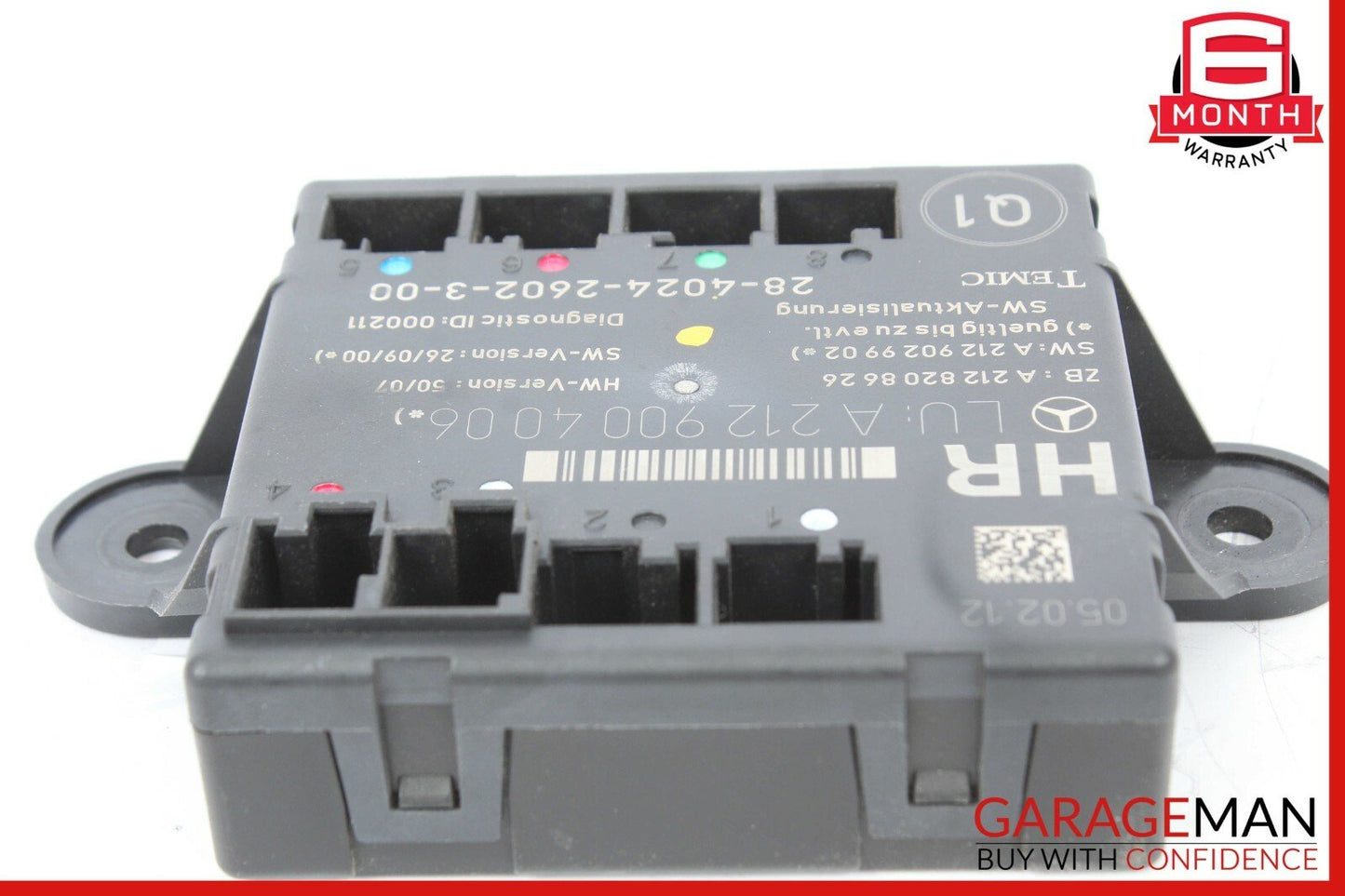 08-14 Mercedes W204 C250 C350 Rear Right Passenger Side Door Controller Module