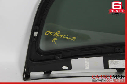 03-10 Porsche Cayenne 955 957 Rear Right Door Window Quarter Glass Panel Assy