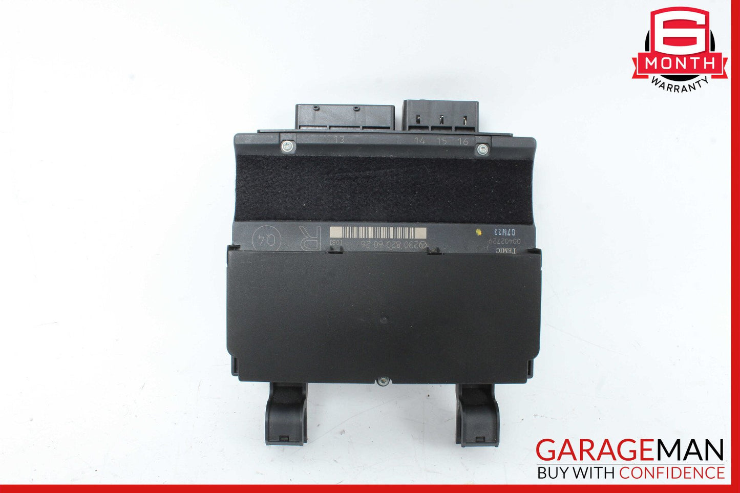 03-12 Mercedes R230 SL550 SL55 Under Seat Control Module Right Side OEM