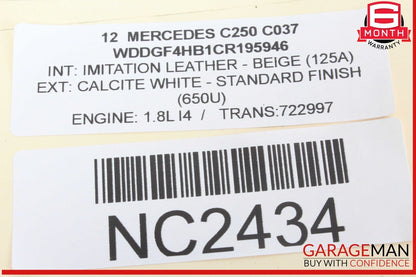 08-17 Mercedes W204 C250 Rear Right / Left Side Suspension Upper Control Arm OEM