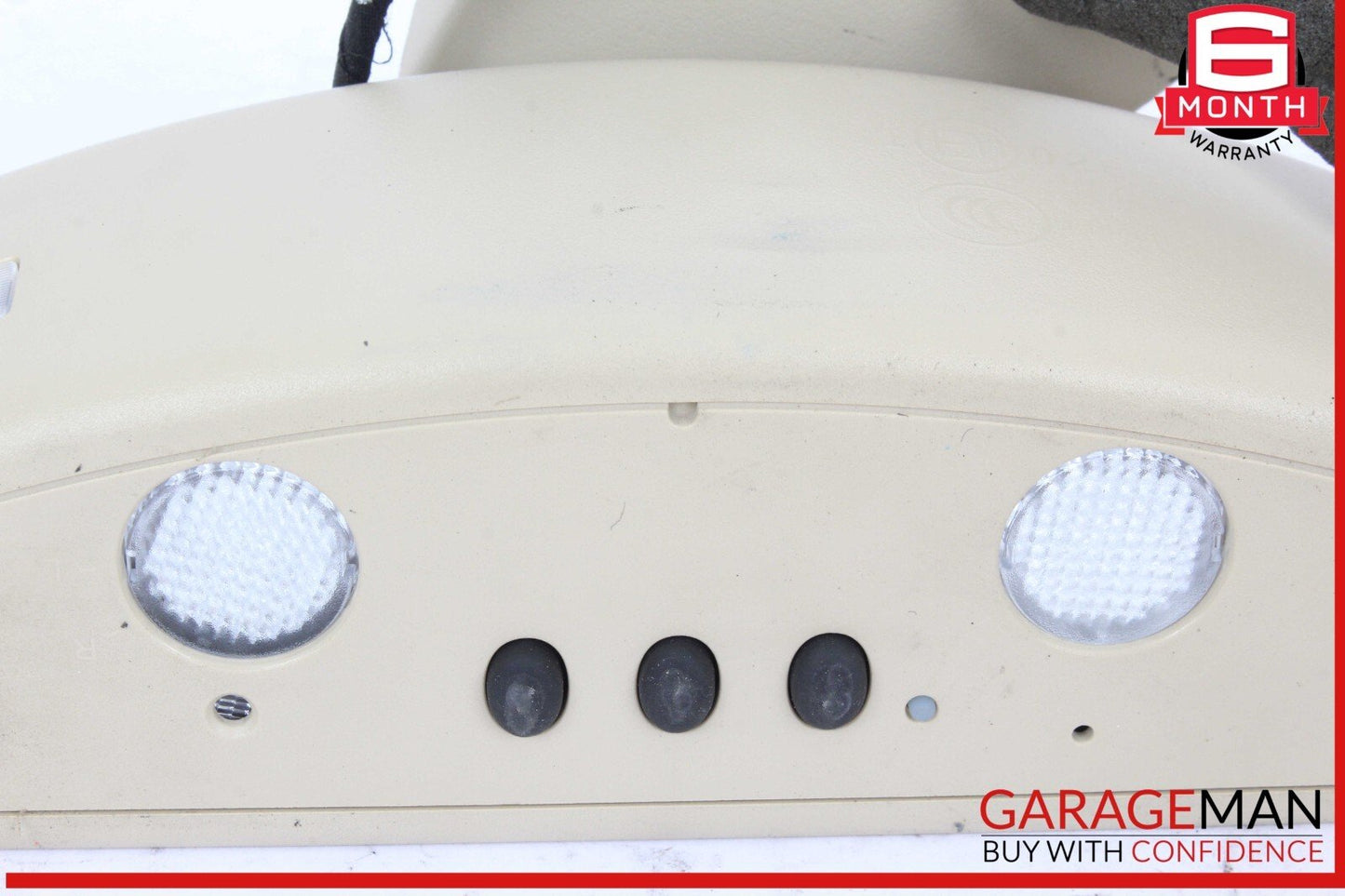 10-16 Mercedes W212 E350 Front Interior Top Upper Rear View Mirror Beige OEM