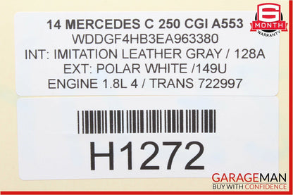 08-14 Mercedes W204 C250 C350 Front Right Passenger Side Seat Control Switch