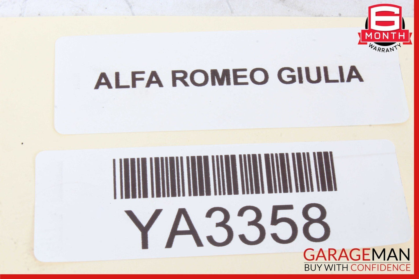 17-19 Alfa Romeo Giulia Front Right Gasket Cover Insert Foam Sound Insulation