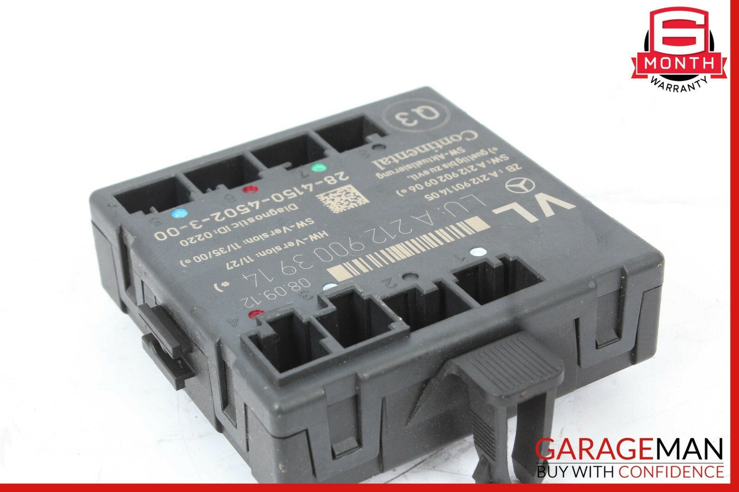 08-14 Mercedes R172 SLK350 Front Left Side Door Control Module 2129003914 OEM