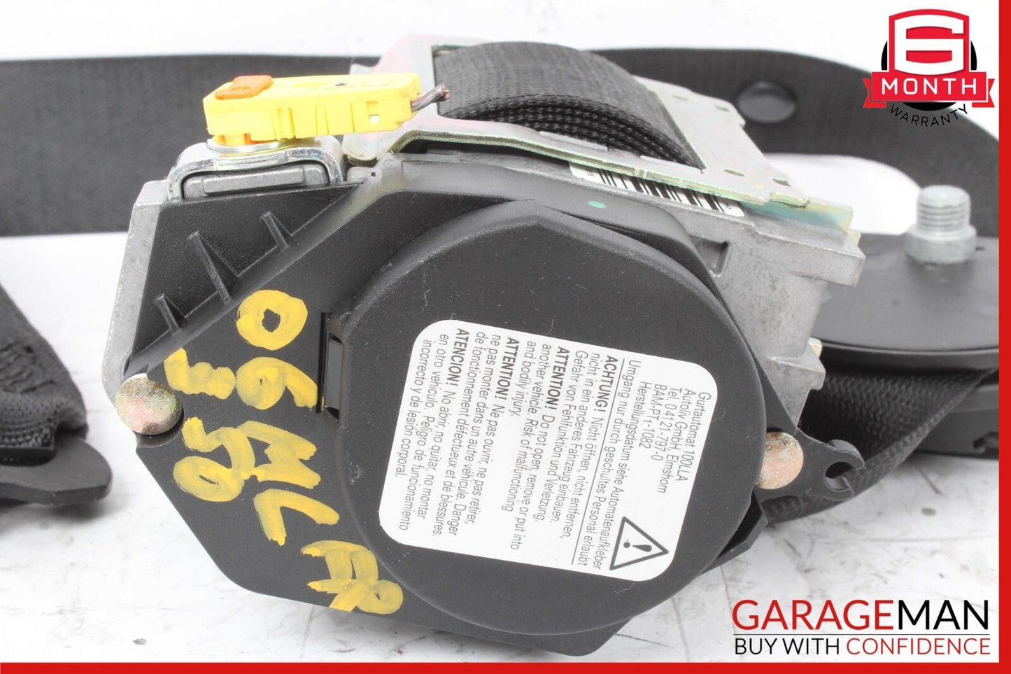 06-13 Mercedes W164 ML350 GL550 R350 Front Right Seat Belt Seatbelt Retractor