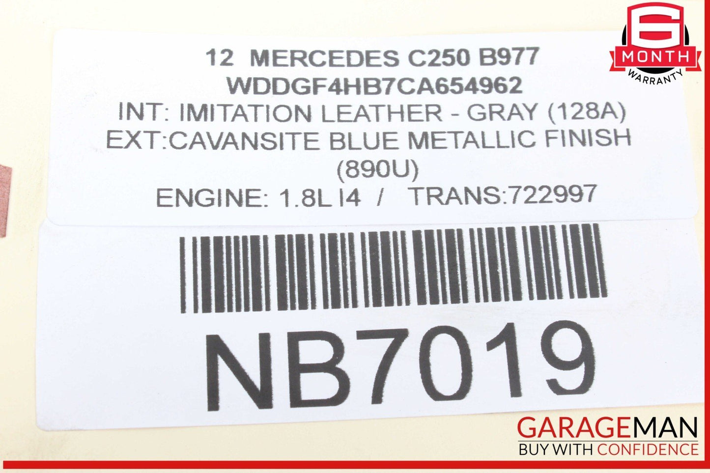 08-14 Mercedes W204 C250 C350 Front Right Side Curved Wishbone Control Arm OEM