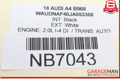 17-24 Audi A4 Front Right Passenger Side Lower Suspension Control Arm 8W0407156A