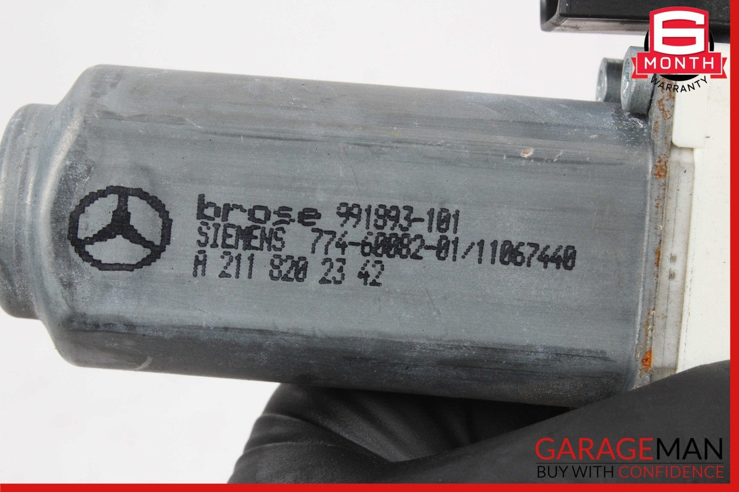 03-09 Mercedes W211 E350 E550 E63 Rear Left Door Window Regulator Motor Unit OEM