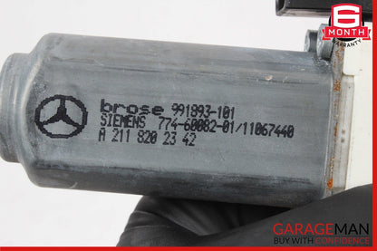 03-09 Mercedes W211 E350 E550 E63 Rear Left Door Window Regulator Motor Unit OEM