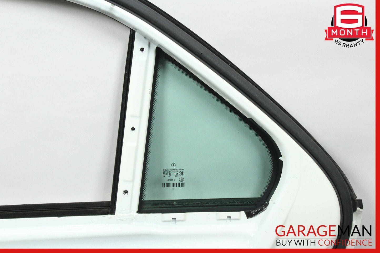 10-16 Mercedes W212 E500 Rear Right Passenger Side Exterior Door Shell White OEM