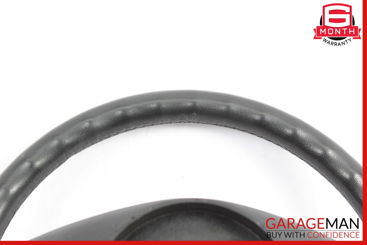 03-09 Mercedes R230 SL500 CLK350 Driver 4 Spoke Steering Wheel Leather Black OEM