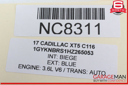 17-20 Cadillac XT5 Rear Left Driver Side Door Lock Latch Actuator 13598364 OEM