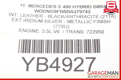 07-14 Mercedes W221 S400 CL550 Rear Left Side Camber Strut Upper Control Arm OEM