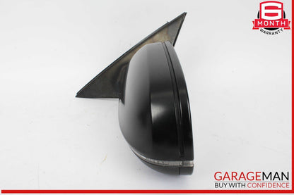 10-16 Audi A4 Front Left Driver Side Door Rear View Mirror Black OEM