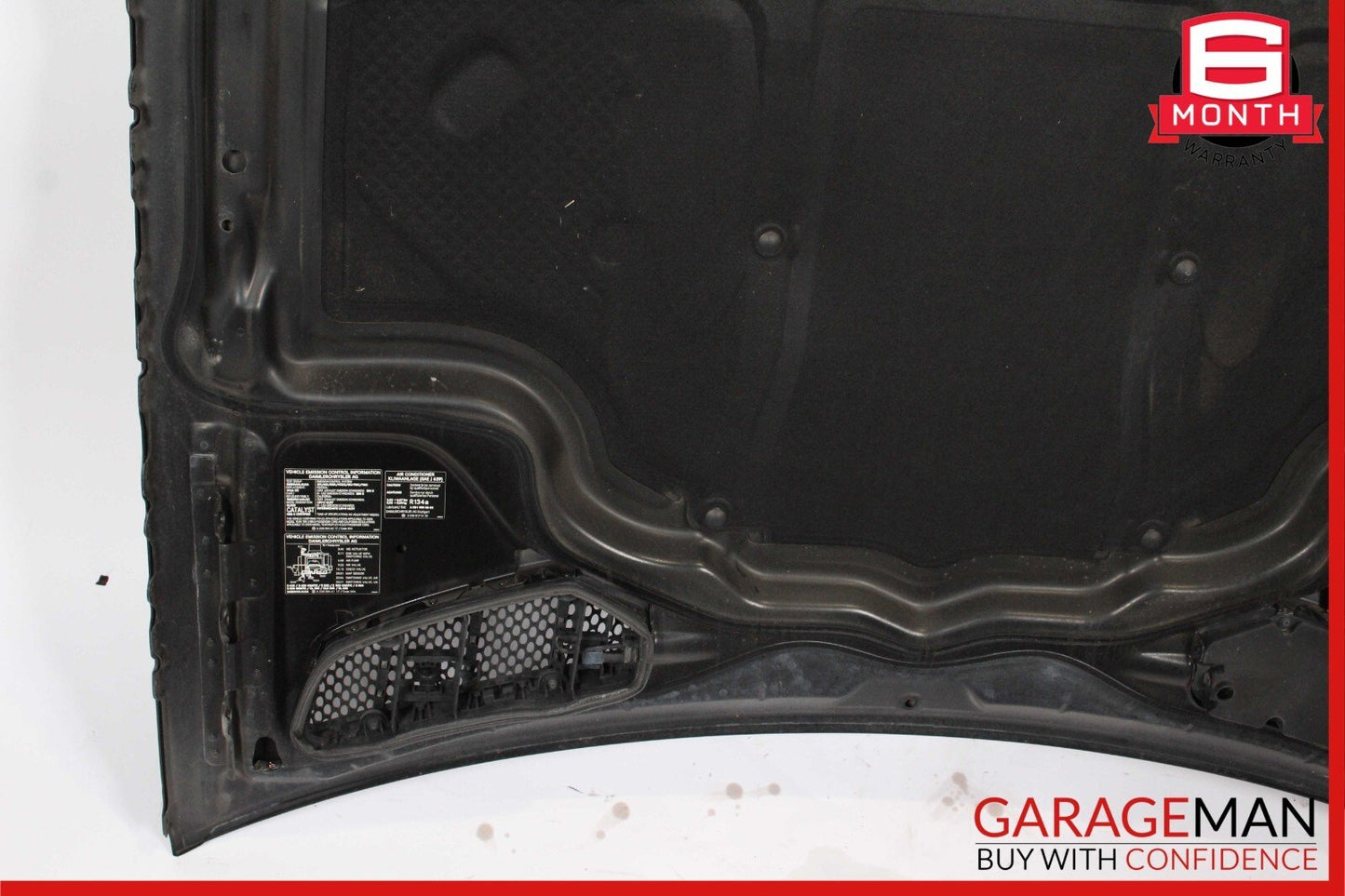 03-08 Mercedes R230 SL500 SL600 Front Hood Bonnet Cover Panel Assembly Black OEM