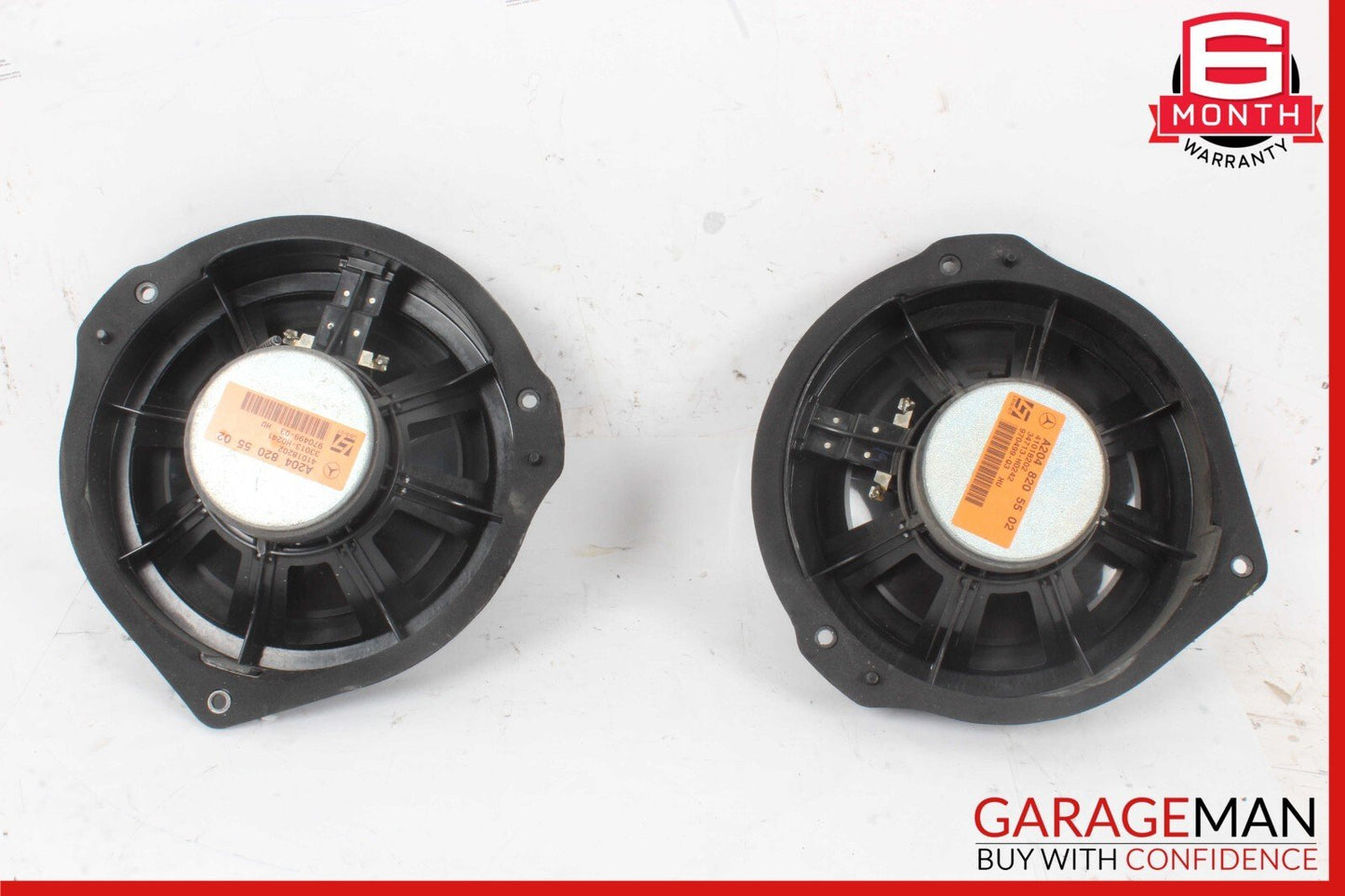 08-18 Mercedes W218 CLS500 C300 Front Door Audio Speaker Logic 7 Set of 2 Pc OEM
