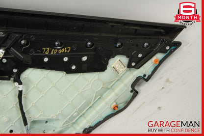 08-11 Mercedes W204 C300 Rear Left Driver Side Interior Door Panel Black OEM