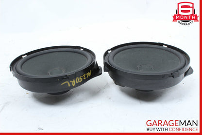 08-14 Mercedes W204 C250 C300 Rear Right & Left Side Door Sound Speakers Set OEM