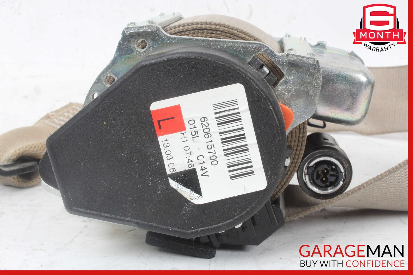 13-19 Mercedes X166 GL450 GLS550 3rd Third Row Rear Left Seat Belt Seatbelt OEM
