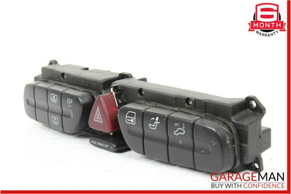 01-04 Mercedes CLK500 C240 Center Dash Hazard Light Door Lock Control Switch OEM