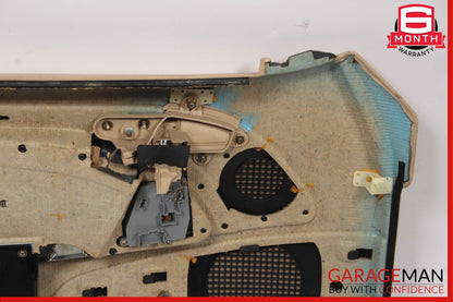 96-02 Mercedes R129 SL500 Front Right Side Interior Door Panel Leather Saffron