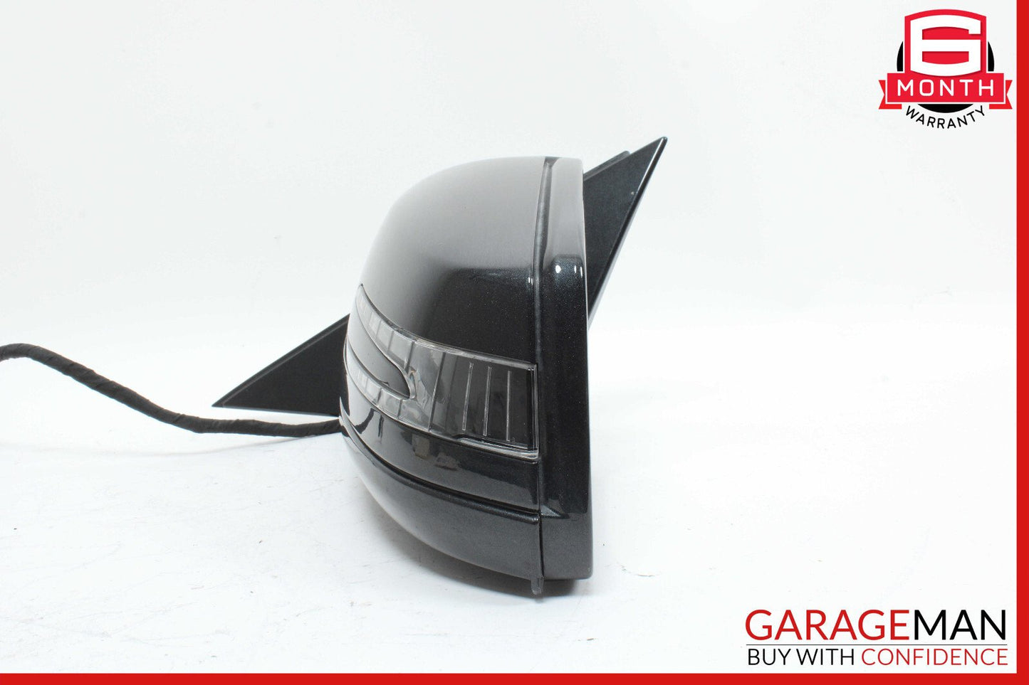 10-13 Mercedes W221 S550 S600 Front Left Side Mirror Door Rear View Black