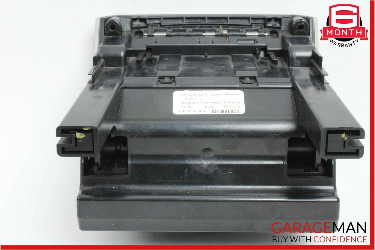 06-10 Mercedes W251 R320 R350 Rear Center Console Cup Holder Cupholder Tray Grey
