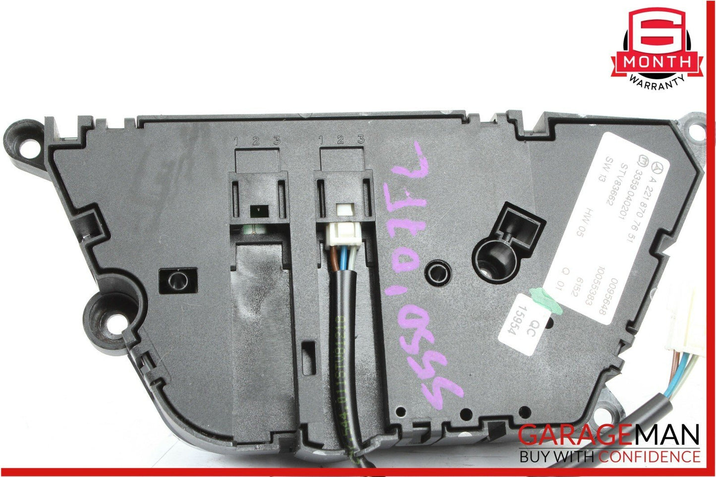 07-13 Mercedes W221 S550 CL600 Front Left Side Seat Adjust Control Memory Switch