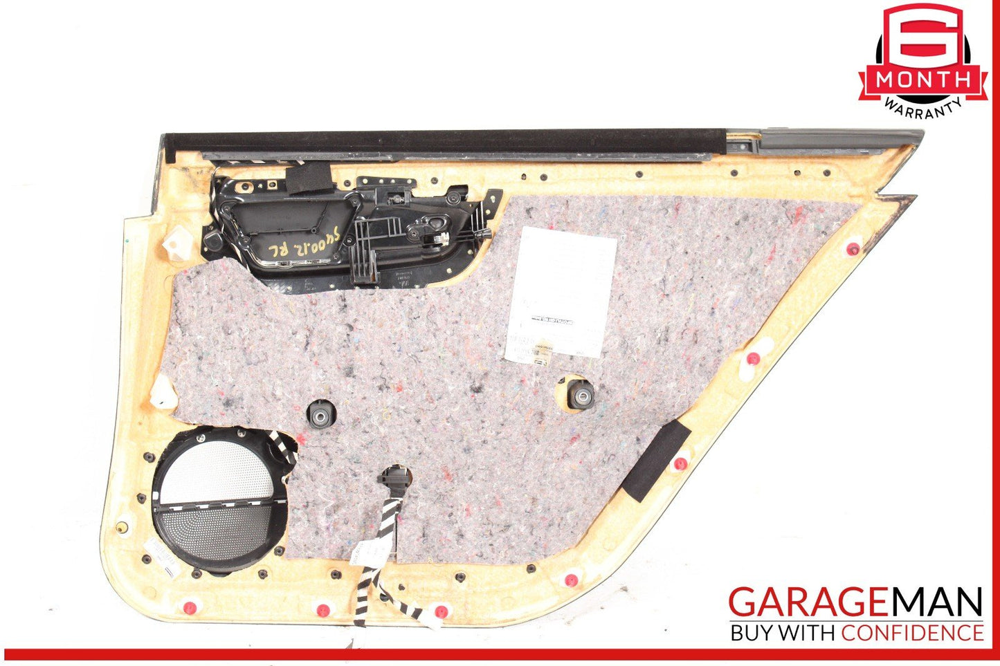 10-13 Mercedes W221 S400 S550 Rear Left Driver Side Interior Door Panel OEM