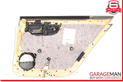 10-13 Mercedes W221 S400 S550 Rear Left Driver Side Interior Door Panel OEM
