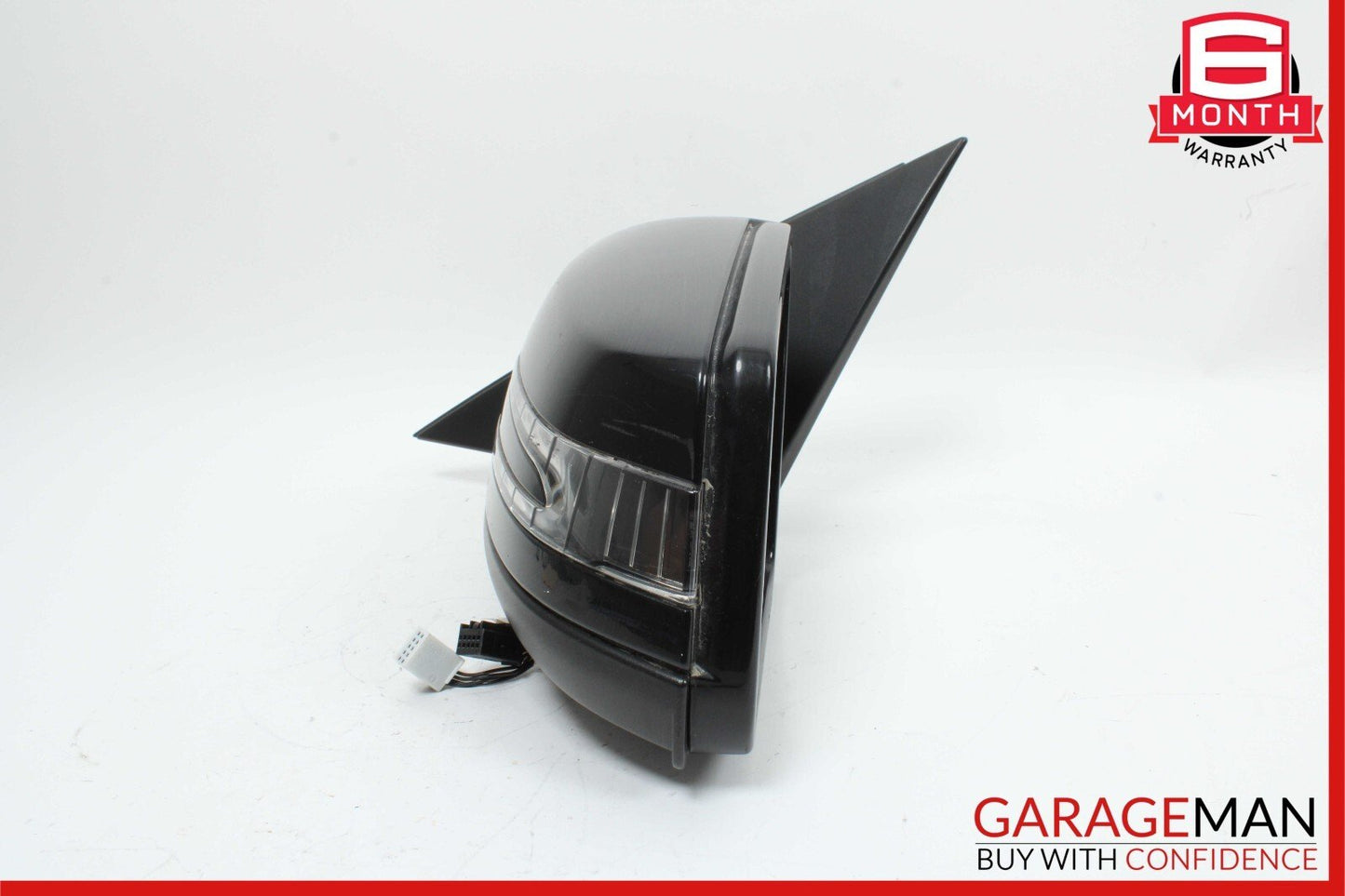 10-11 Mercedes W204 C300 C350 Front Left Side Mirror Door Rear View Black OEM