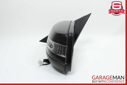 10-11 Mercedes W204 C300 C350 Front Left Side Mirror Door Rear View Black OEM