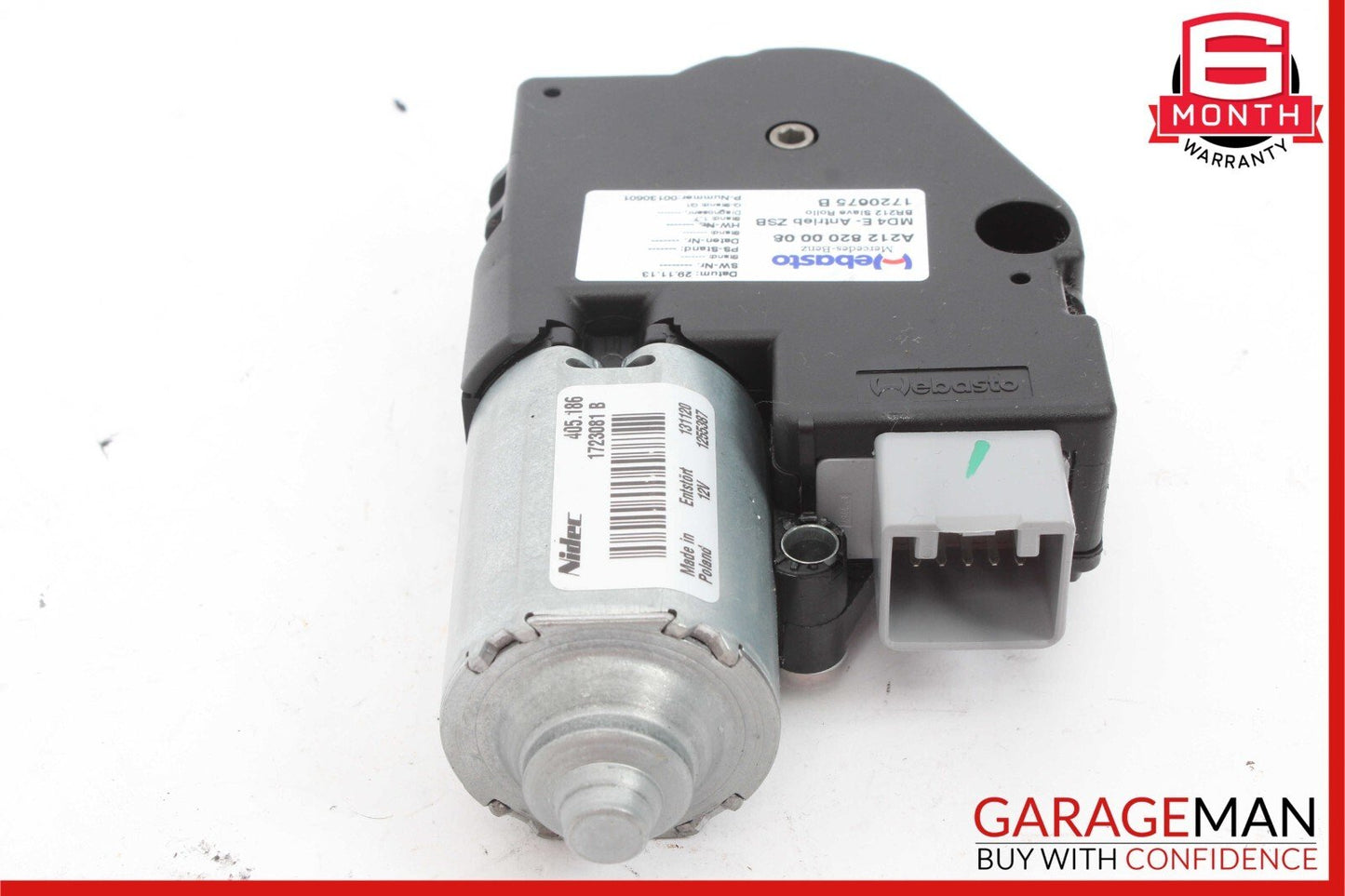 10-17 Mercedes W204 C250 E350 C350 Roof Sun Shade Screen Roller Blind Motor OEM