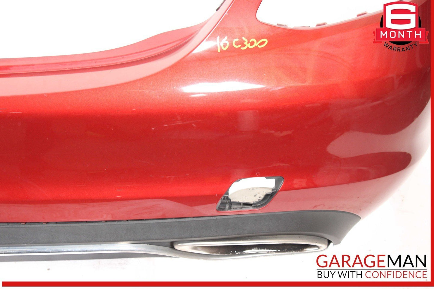 15-18 Mercedes W205 C300 Sedan Base Rear Bumper Cover Assembly OEM
