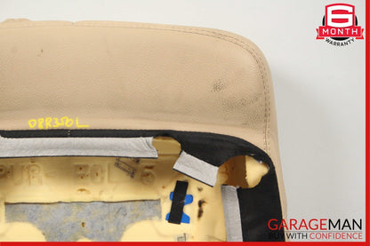 06-10 Mercedes W251 R350 R550 Front Left Top Upper Seat Cushion Leather Brown