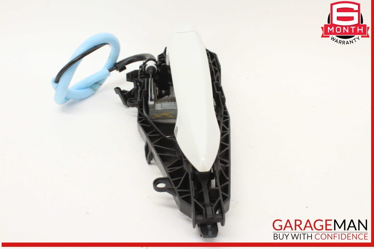 14-18 BMW X5 F15 X6 Rear Right Passenger Side Exterior Door Handle White OEM