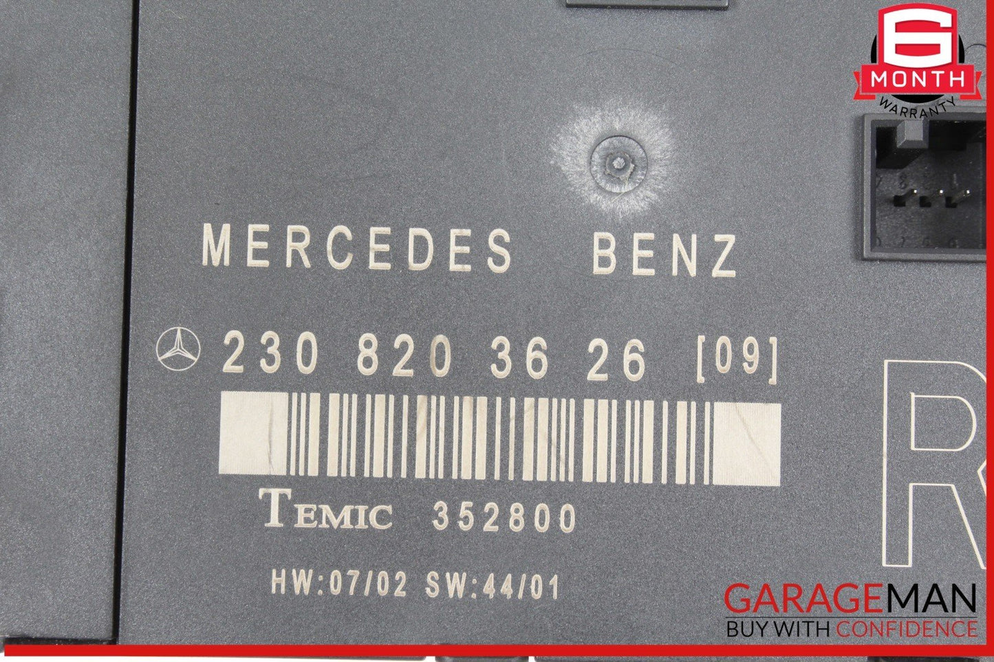 03-12 Mercedes R230 SL500 SL55 SL600 Front Right Side Door Control Module OEM