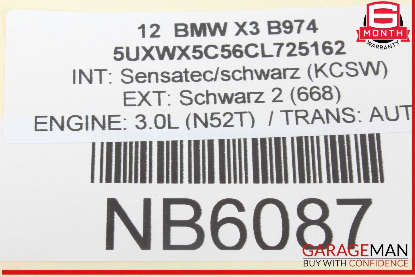 11-17 BMW X3 Rear Antenna Backup Control Module Unit 6935024 OEM