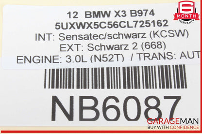 11-17 BMW X3 Rear Antenna Backup Control Module Unit 6935024 OEM