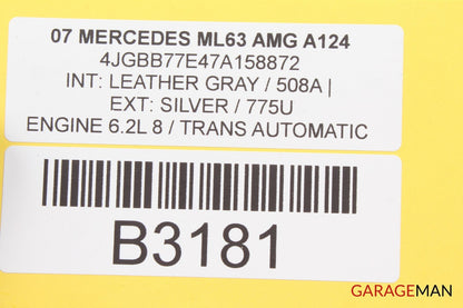 06-11 Mercedes W164 ML350 ML63 AMG Dash Hazard Light Switch Control Module A124