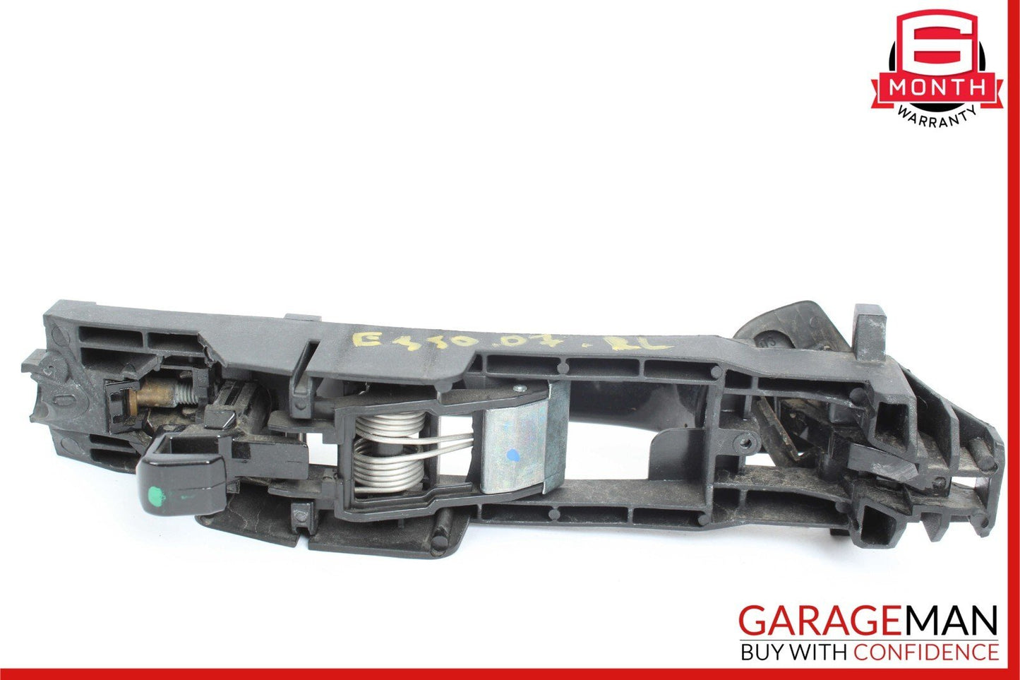 03-09 Mercedes W211 E350 E320 Rear Left Side Exterior Door Handle Black OEM